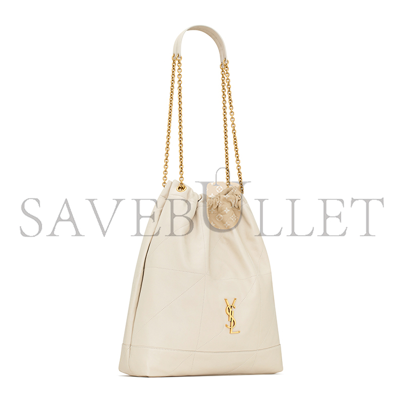 YSL JAMIE LARGE POCHON IN LAMBSKIN 828350AAB329207 (34*41*5cm)